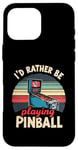 Jeu d'arcade vintage Pinball Machines Lover Coque pour iPhone 16 Pro Max