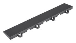 PELA 532237 Kantlist till garagegolv, 10-pack Grå