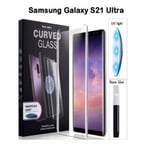 samsung galaxy s21 ultra uv glue tempered glass screen protector
