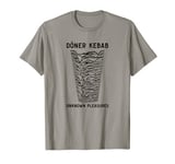 DONER KEBAB UNKNOWN PLEASURES Funny Retro food T-Shirt