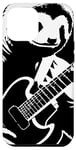 Coque pour iPhone 14 Pro Max Musicien Guitare électrique Paresseux