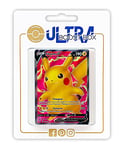 Pikachu V 170/185 Full Art - Ultraboost X Epée et Bouclier 4 Voltage Éclatant - Coffret de 10 Cartes Pokémon Françaises