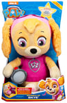Paw Patrol, Snuggle Up Skye Plush with Torch and Sounds, for Kids Aged 3 Years and Over