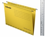 Hängande mappar Esselte Standard A4 gul med tydlig flik - (25 st.)