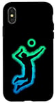 Coque pour iPhone X/XS Volley-ball Volleyball Enfant Homme