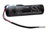 Batterie Li-Ion vhbw 3000mAh (3.7V) pour hauts-parleur Logitech Pure-Fi Anywhere Speaker 1.Generation, 2.Generation comme NTA2479.