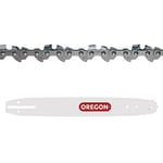 Oregon Saw Chain and Guide bar - 3/8" Low Profile, 52 Drive Links, 0.50 inch (1.3mm) Chainsaw Chain and 14inch (35cm) A041 Mount Bar for Husqvarna, Ryobi, Bosch, Einhell and More