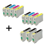 Compatible Multipack Epson Expression Home XP-3100 Printer Ink Cartridges (11 Pack) -C13T03A34010