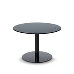 Tom Dixon - Flash Table Circle Black - Svart - Sidobord - Glas/Metall
