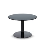 Tom Dixon - Flash Table Circle Black - Sidobord - Svart - Glas/Metall