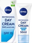 NIVEA Light Moisturising Day Cream (50ml), Hydrating Face 50 ml (Pack of 1)