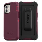 OtterBox DEFENDER SERIES SCREENLESS Case Case for iPhone 12 mini - BERRY POTION (RASPBERRY WINE/BOYSENBERRY) Burgundy