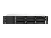 QNAP TS-864eU-RP - Serveur NAS - 8 Baies - rack-montable - SATA 6Gb/s - RAID RAID 0, 1, 5, 6, 10, 50, JBOD, 60 - RAM 8 Go - Gigabit Ethernet / 2.5 Gigabit Ethernet - iSCSI support - 2U
