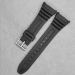 For C-asio W-96H Silicone Watch WristBand Soft Watchband Silicone Strap Bracelet