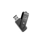 Mobility Lab Clé USB 16GO Noir, USB 2.0, Finition métal, pour Windows et MacOS