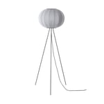 Made By Hand Knit-Wit 45 Round High floor lamp Silver