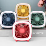 Retro Television Mini Usb Charging Fan 3 Speed Cooling Coole Red