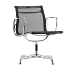 Vitra - EA 108, Polerat, Tyg: Netweave - Nero - Kontorsstolar - Charles & Ray Eames - Svart