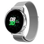 Samsung Galaxy Watch Active milanese stainless steel watch band - Silver