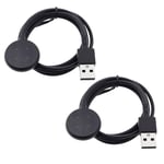 2Pcs Smartwatch USB-A Charging Cable Magnetic 4-Pin Fits Goo-gle Pixel Watch 2