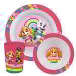 p:os Frukostset Paw Patrol, flicka, 3 st.