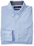 Nautica Men's Classic Fit Stretch Solid Long Sleeve Button Down Shirt, Light French Blue, S