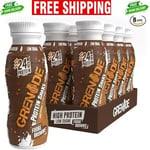 Grenade High Protein Shake, 8 x 330 ml - Fudge Brownie (Packaging May Vary)