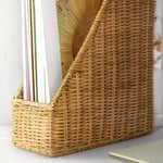 IKEA IKEA TRUMMIS tidskriftssamlare, handgjord rotting Djup: 25 cm