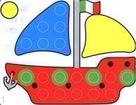 Quercetti Mosaic Templates Fantacolor Junior - Pre-School Set