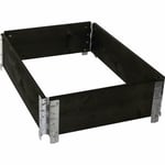 Pallkrage Derome Svart 60x80cm Halvpallsformat