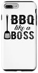 Coque pour iPhone 7 Plus/8 Plus BBQ Like A Boss - Funny Barbeque Lover