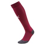 Puma LIGA Socks, Unisex Socks, Red (Cordovan/Puma White), 6-8 UK (Manufcturer Size -3)