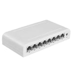8 Port Data Switch, Hub,Desktop Ethernet Splitter,Plug & Play Shielded2583