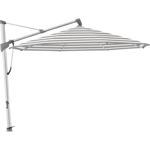 Glatz, Sombrano S+ frihängande parasoll 350 cm anodizerad alu  Kat.5 570 Steel Stripe
