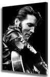 Dan Avenell Elvis Presley The King Of Rock & Roll Who Will Live Forever - Mounted Canvas (A2 16x22 / 40x59cm)