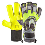 HO Soccer Suprême Pro II Kontakt Evolution Lime Spark Gants de Portier Unisexe Adulte Taille Unique Vert/Gris