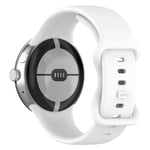 Google Pixel Watch 1 / 2 Silikon Smartwatch-rem - Vit