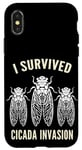 iPhone X/XS Survived Cicada Invasion Insect Bug Infestation Cicadas Case