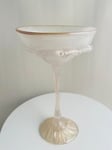 Linda Champagne glas beige Design Gunilla Kihlgren