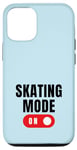 Coque pour iPhone 14 Mode patinage sur patin à glace - Cadeau - Design graphique