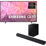 Samsung 65" QLED 4K Smart TV + HW-Q710C -soundbar. Musta
