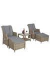 WENTWORTH 5pc Deluxe Gas Reclining chair set