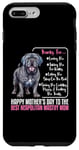 Coque pour iPhone 7 Plus/8 Plus Happy Mother's Day To The Best Napolitan Mastiff Mom