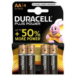 Duracell Plus Aa Battery X 4