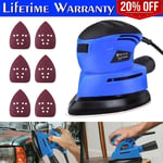 Electric Palm Sander Detail Sanding Machine Woodworking Tools With Sand Papers