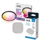 WiZ SuperSlim RGB Ceiling 22W - Black + Portable button