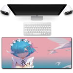 HOTPRO Professional Gaming Mouse Pad,Non-Slip Rubber Base Anime Mousepad with Smooth Surface Desk Pad Great for Laptop,Computer & PC(900X400X3MM) Life In A Different World-4