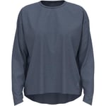 Odlo Women Long Sleeve Running Shirt ACTIVE 365 NATURAL BLEND, folkstone gray melange, M