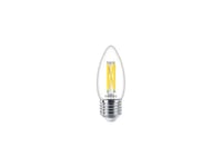 Philips Master Value Led Kerte Dimtone 3,4W (40W) E27 927 B35 Klar Glas