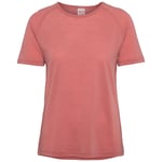 Kari Traa Women's Sanne Wool Tee Dark Dusty Orange Pink, XS